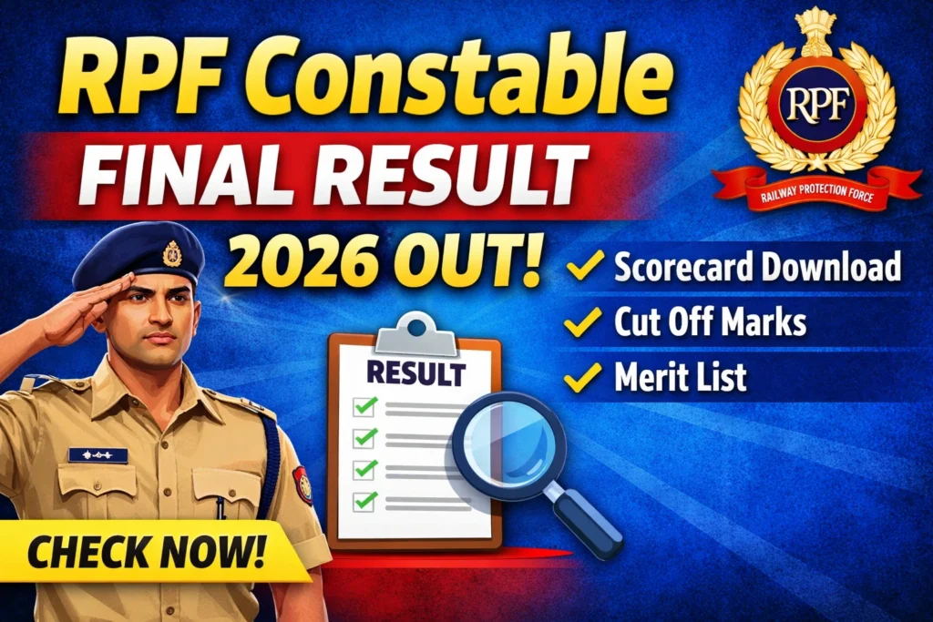 RPF Constable Final Result 2026