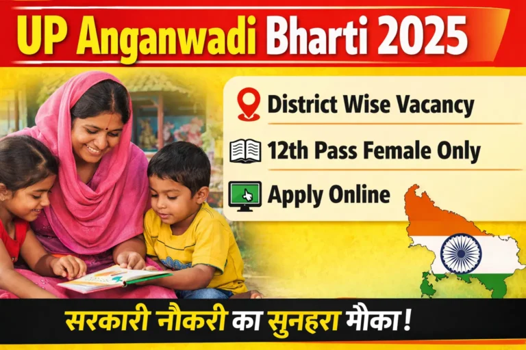 UP Anganwadi Bharti 2025