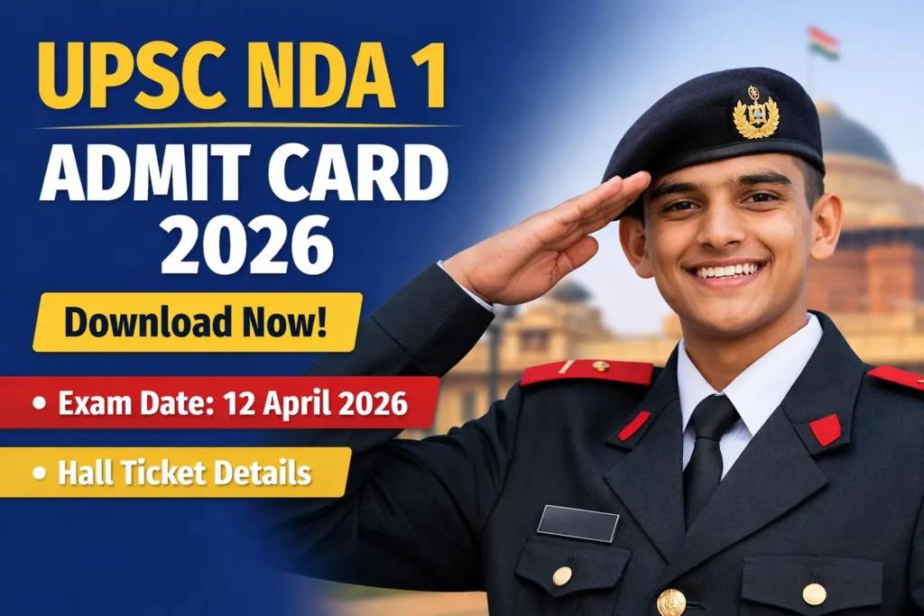 nda admit card 2026